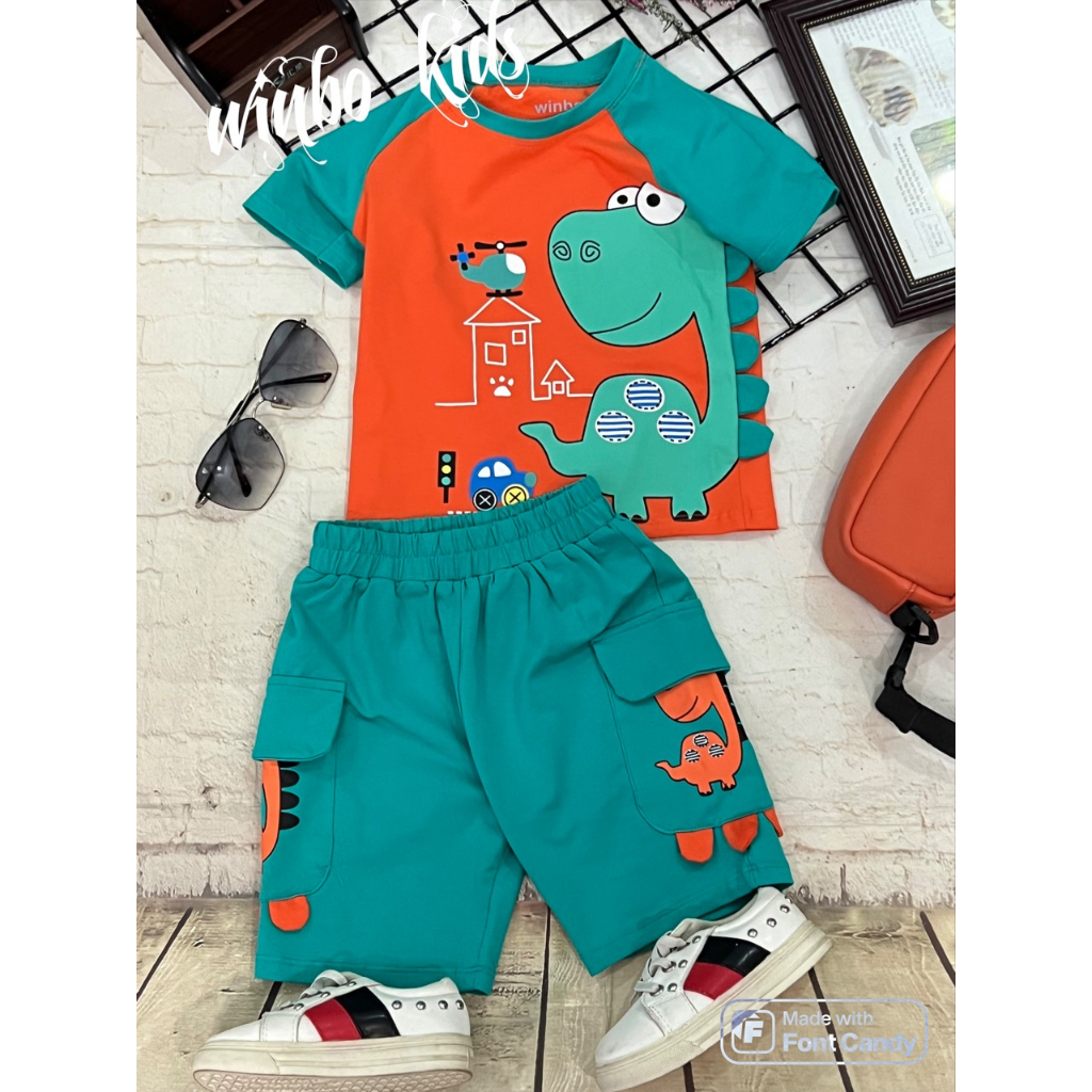 Bộ Thun Khủng Long Ronikids bé trai