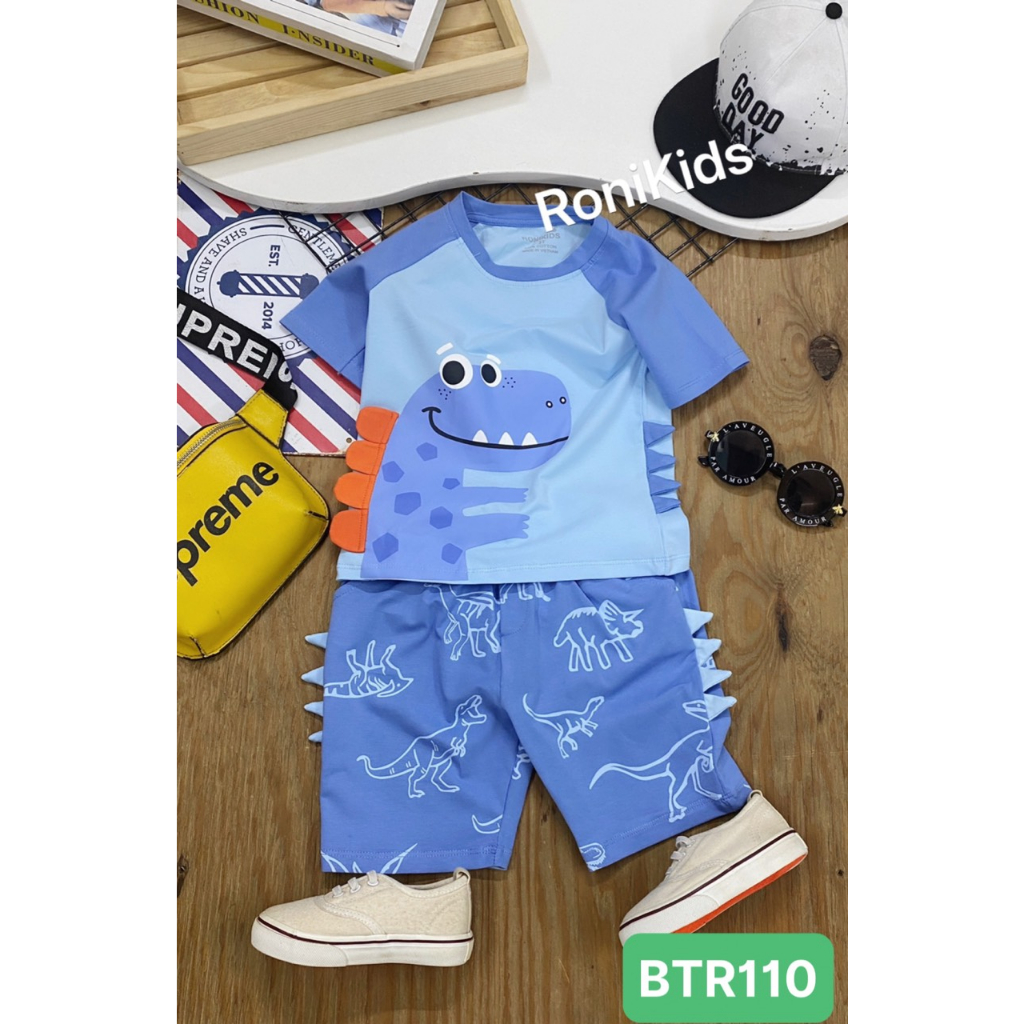 Bộ Thun Khủng Long Ronikids bé trai
