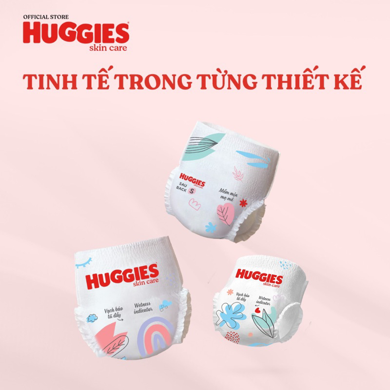 Tã quần/dán Huggies Skincare Jumbo M79/L76/L104/XL88/XXL62