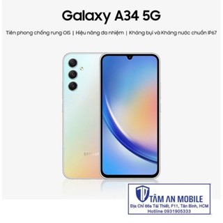  Điện thoại Samsung Galaxy A34 5G - Hàng chính hãng 