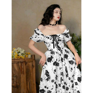 ĐẦM  Maxi LỤA TAY PHỒNG CỘT NƠ CỔ(CÓ MÚT)Siêu Xinh