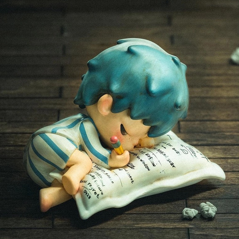 POP MART Art Toys HIRONO MIME Series Quà Tặng Sinh Nhật Dễ Thương Mô Hình Hành Động Trẻ Em Đồ Trang Trí Để Bàn