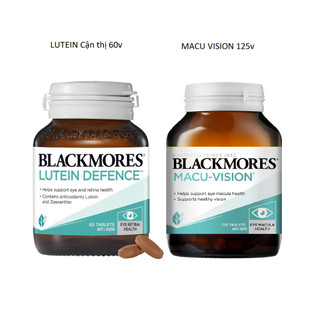 Viên uống bổ mắt tăng cường thị lực Blackmores Macu Vision, Blackmores Lutein Defence chuẩn Úc hỗ trợ cận thị
