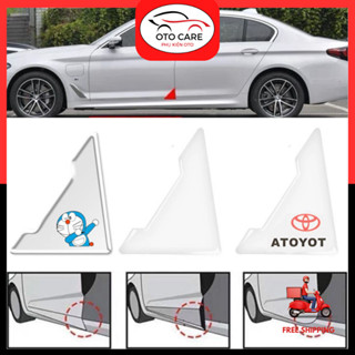 Bộ 2 miếng dán góc cửa chống va đập cửa chất liệu silicon tiện dụng OTCVN