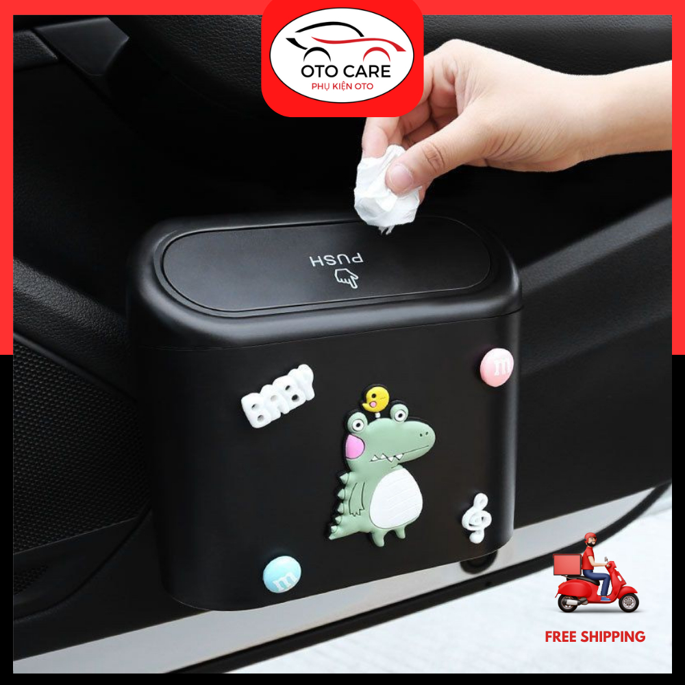 Thùng rác mini để trên xe hơi nhiều hình ngộ nghĩnh OTCVN