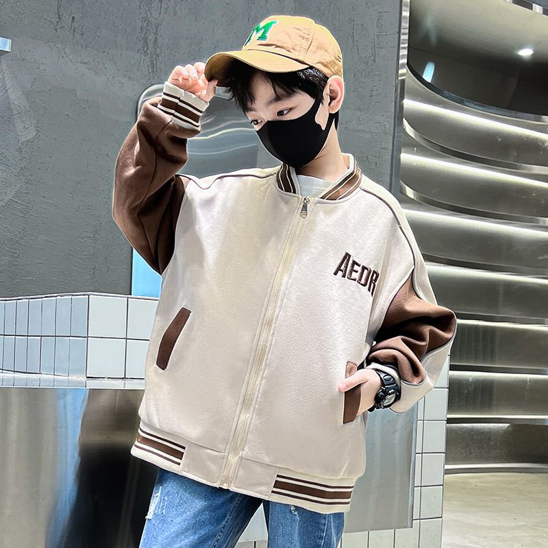 Áo khoăc bomber cho bé trai4-14 tuổi"AEDR" 18-48kg.Thiết kế thể thao,năng động.BT15