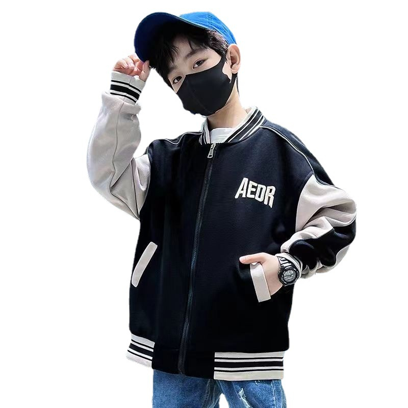 Áo khoăc bomber cho bé trai4-14 tuổi"AEDR" 18-48kg.Thiết kế thể thao,năng động.BT15