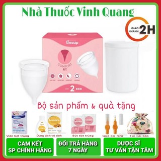 Cốc nguyệt san Lincup Nhập Khẩu Mỹ Tặng Bộ Quà Tặng [Sản Phẩm Chính Hãng]