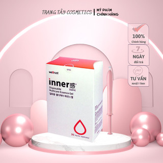 Inner Gel Đũa Thần Inner Hàn Quốc Dung Dịch Vệ Sinh Phụ Nữ Kít Hồng Thơm Vùng Kín, Ngừa Hôi Cân Bằng PH  (1 hộp 30 que)