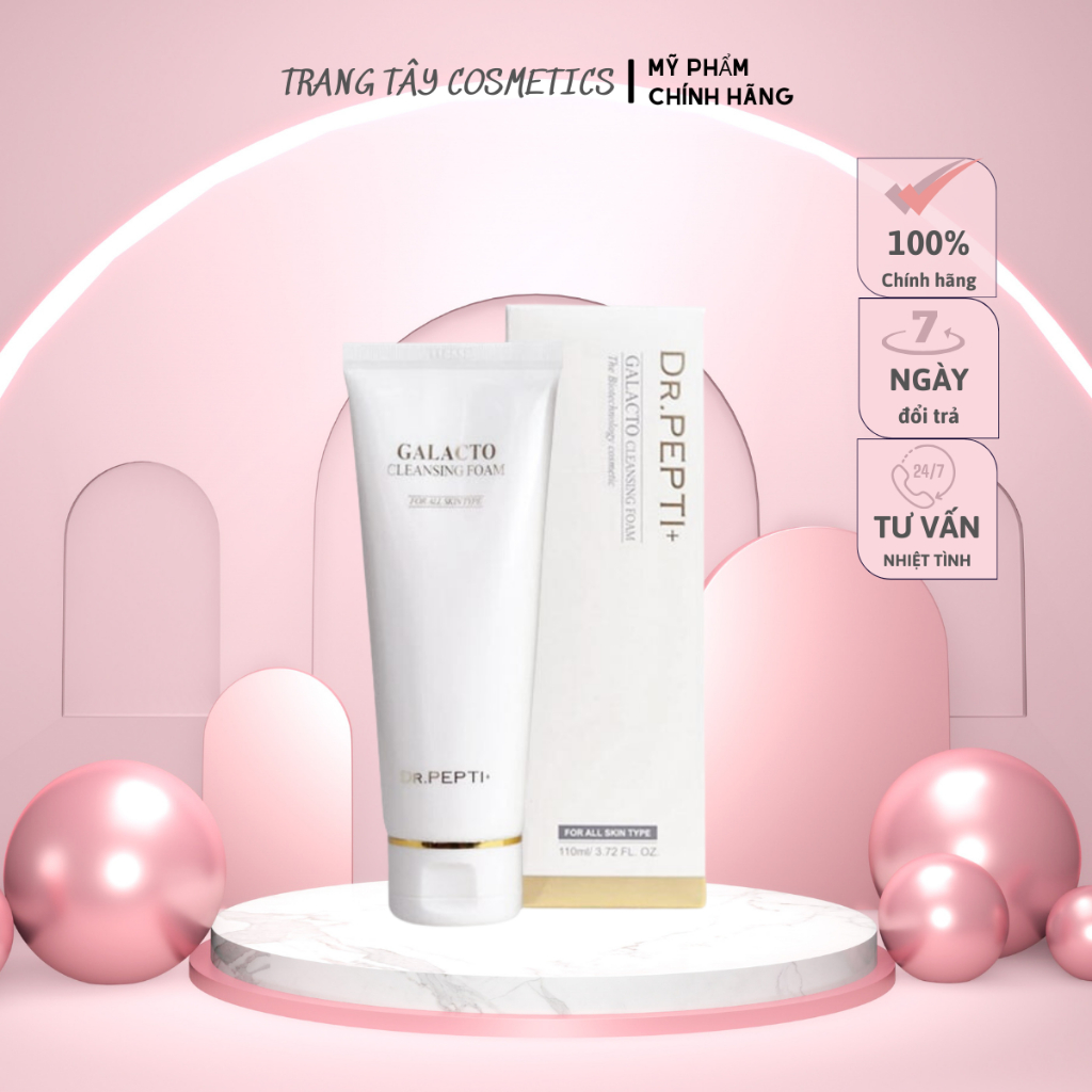 Sữa rửa mặt Dr.pepti+ Galacto Cleansing Foam 110ml