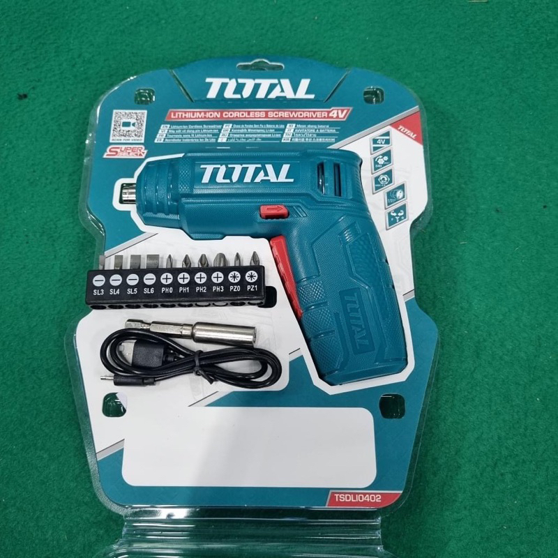 TOTAL Máy siết vít dùng pin 4V  TSDLI0402