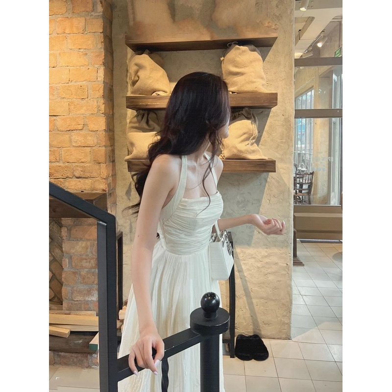 💕ĐẦM MAXI XOÈ CỔ YẾM CUP NGỰC TIỂU THƯ KT💕GIMI