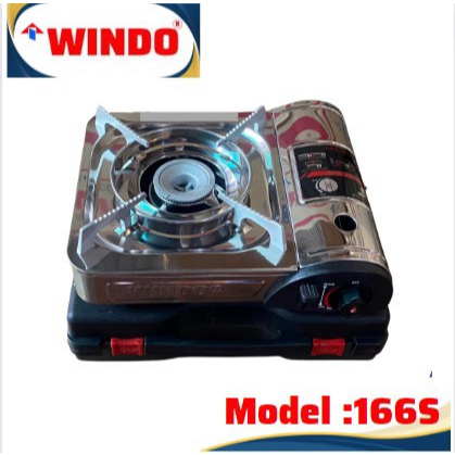 Bếp Gas Mini Du Lịch Windo 166S|Bếp ga dã ngoại Mini|Bếp Gas Du lịch