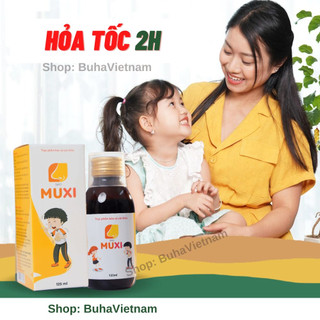 Siro Muxi - Giảm ngạt mũi, sổ mũi, chảy mũi do viêm mũi, viêm xoang
