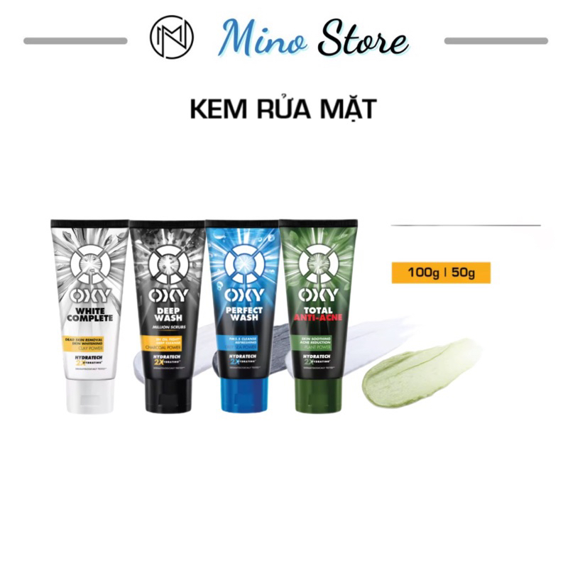 Sữa rửa mặt OXY có hạt 100g