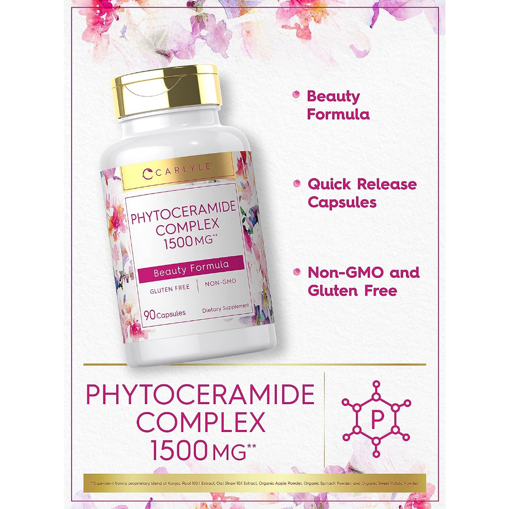 Viên PhytoCeramides chuyên dụng Giảm Nếp Nhăn, Trắng Sáng Da, Đẩy lùi Lão Hóa Da - Ceramides