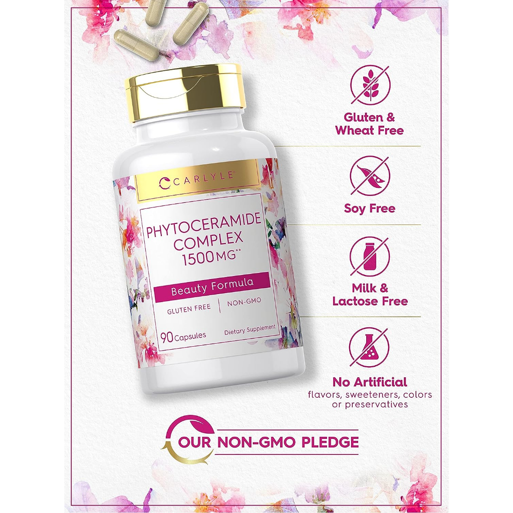 Viên PhytoCeramides chuyên dụng Giảm Nếp Nhăn, Trắng Sáng Da, Đẩy lùi Lão Hóa Da - Ceramides