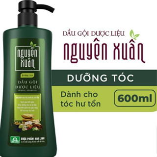 Dầu Gội Dược Liệu Nguyên Xuân Xanh (Dưỡng tóc) 600ml_Tặng thêm 60ml trong chai giá không đổi