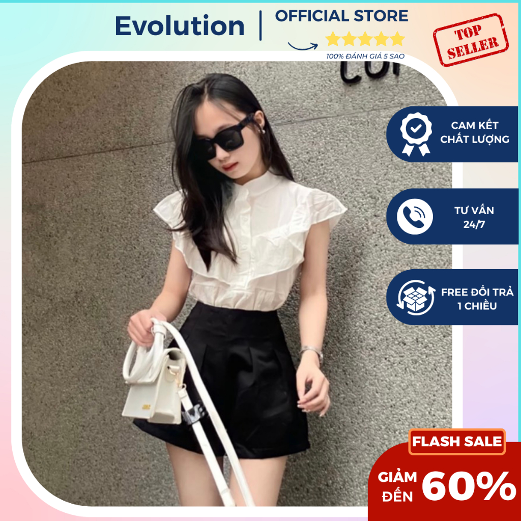 Quần Short Phồng Tafta Bigsize Có Túi Cạp Lưng Cao 2 Lớp Cao Cấp EVO-98