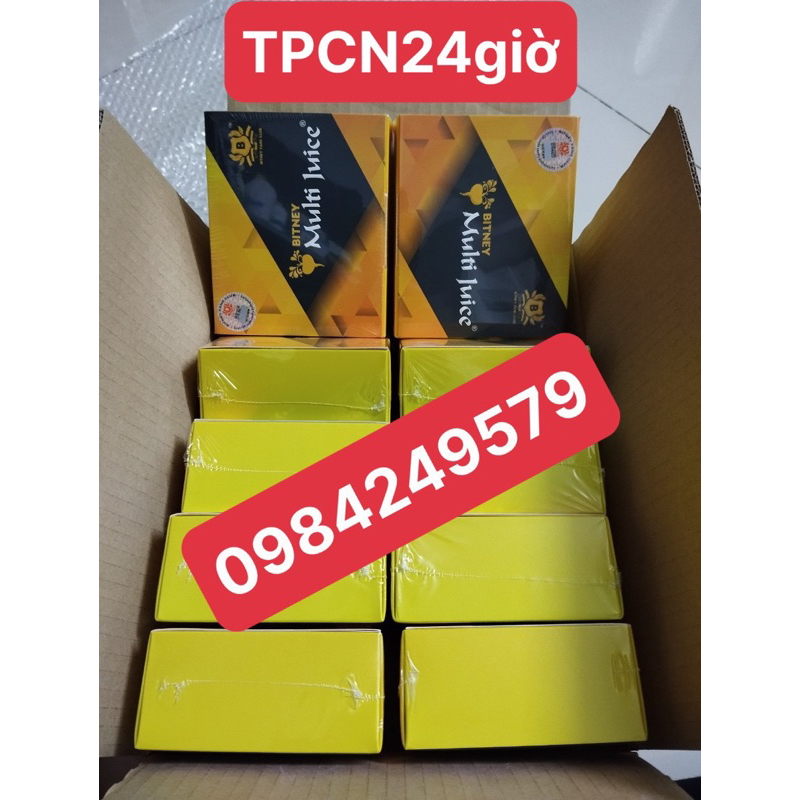 Combo 10 Multi Juice bitney hương vị cũ Cân Bằng Chức Năng Sinh Lý Nam Nữ