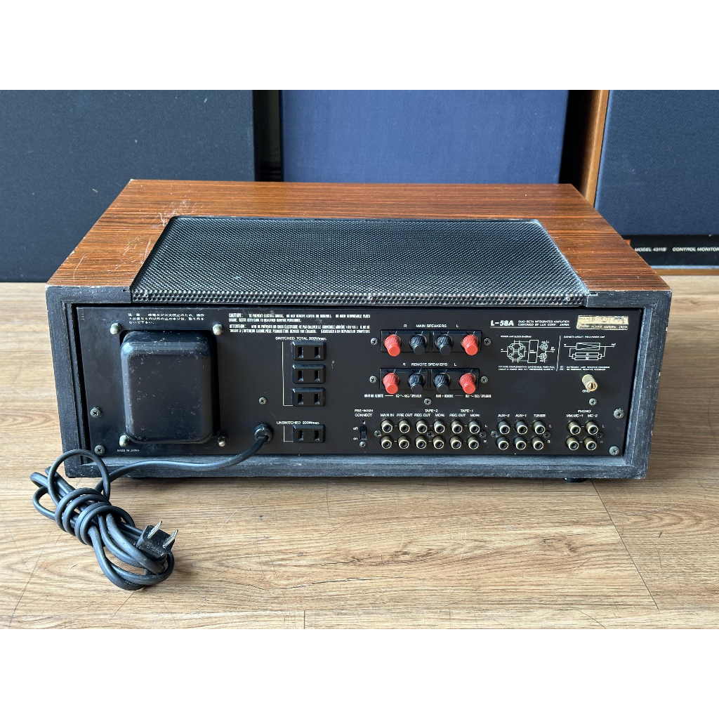 Amply Luxman L58A bản có chữ ký nguyên bản tuyệt đẹp