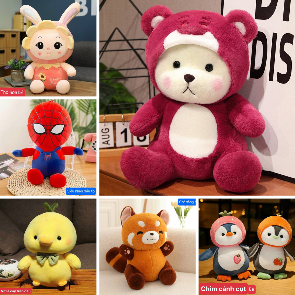 Gấu bông đồng giá 59k - Gấu bông giá sỉ