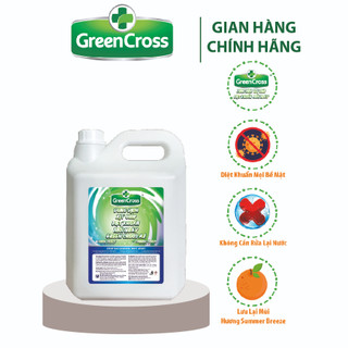 Dung dịch xịt diệt khuẩn bề mặt Green Cross A2 can 5 Lít - Hương Summer
