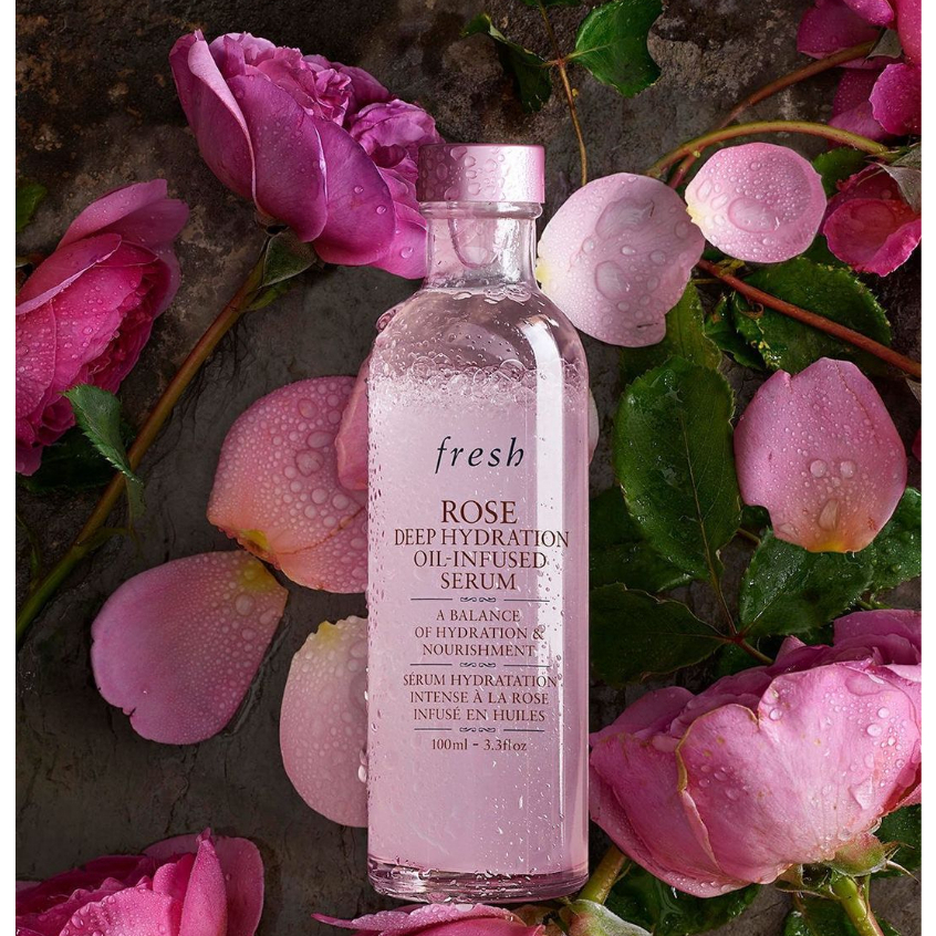 Tinh Chất Cấp Ẩm Sâu Chiết Xuất Từ Hoa Hồng Fresh Rose Deep Hydration Oil-Infused Serum