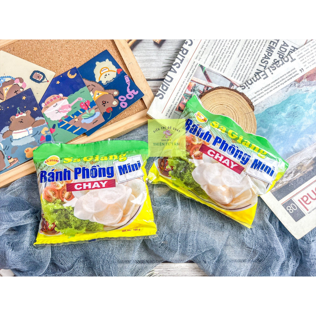Bánh Phồng Mini Sa Giang Chay Vị Ngon Giòn Rụm 100G