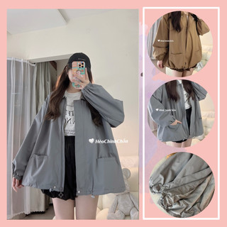 Áo Khoác Gió Vải Dù Form Rộng Oversize Hèo Chinh Chắn