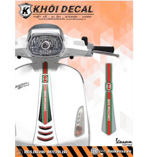 Tem Cà Vạt Vespa Sprint/Primavera decal cao cấp