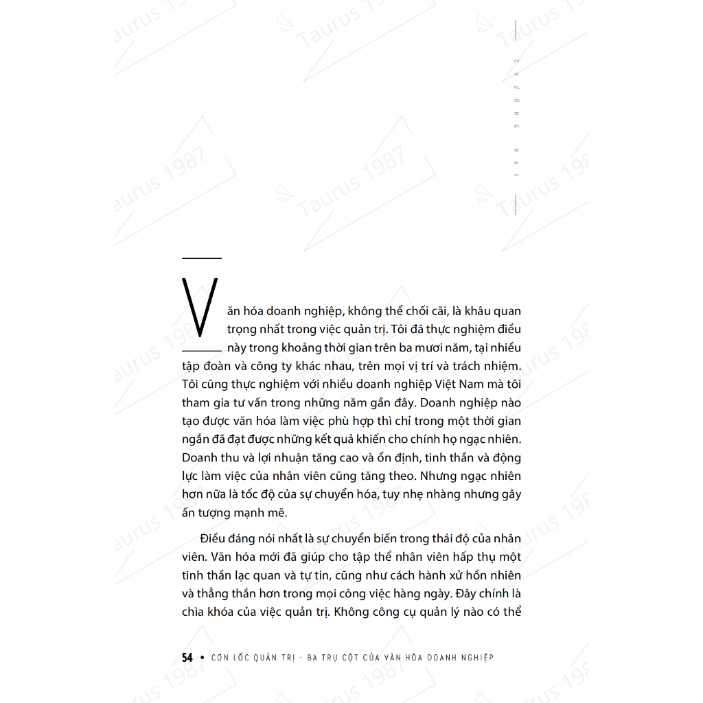Sách Cơn lốc quản trị - Ba trụ cột của văn hóa doanh nghiệp