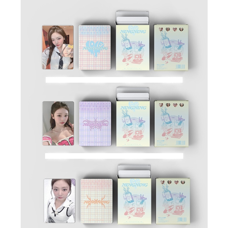 Set 50 photo card unoff Hologram AESPA-NINGNING