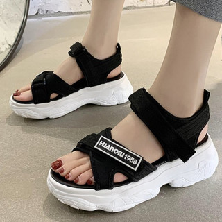 Giày sandal nữ đế bánh mì cao 4cm hack dáng - RunwaySoles
