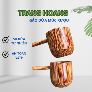 Gáo dừa múc rượu bền đẹp an toàn