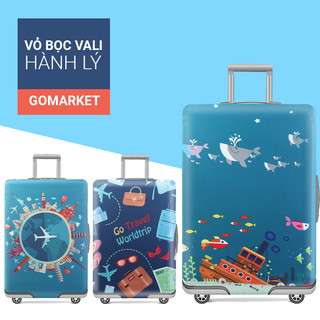 👏Vỏ bọc Vali hành lý du lịch - Chống xước vali - Mẫu Ocean