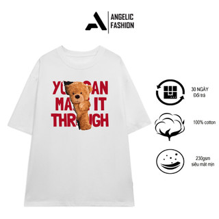 Áo thun angelic fashion - hình in con gấu siêu đẹp