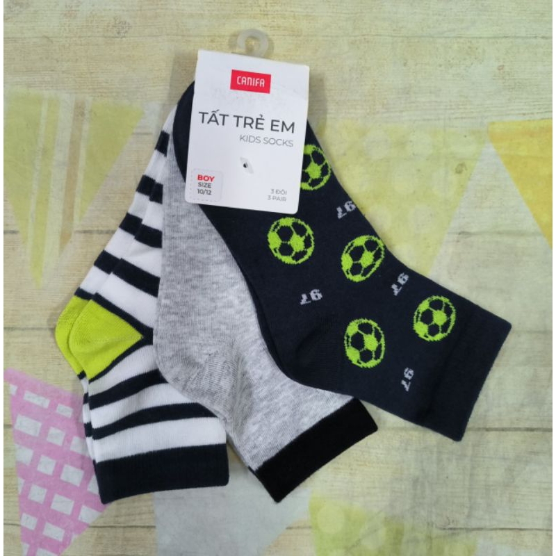 Pack 3 đôi tất bé trai Canifa