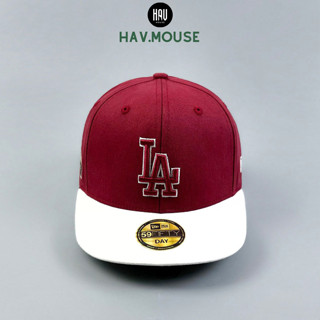 Nón Snapback hiphop LA thêu nổi - Vải kaki cotton cao cấp dành cho nam