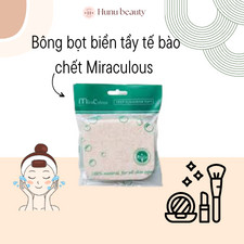 Bông bọt biển tẩy tế bào chết Miraculous trắng cát