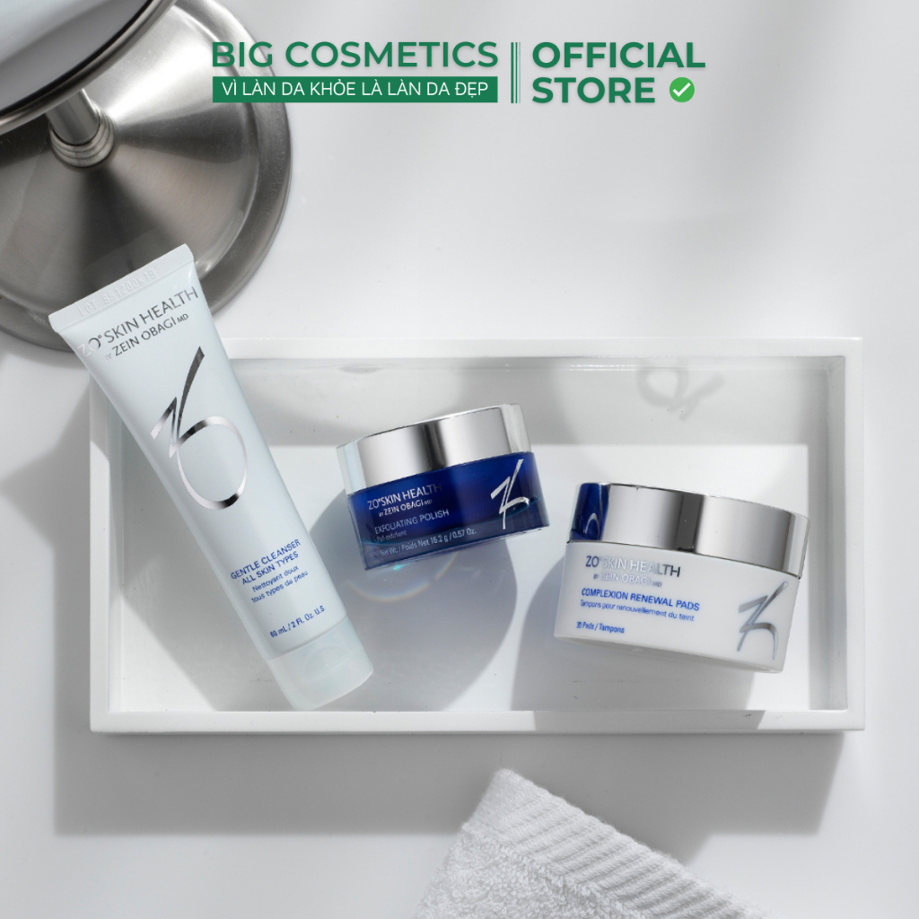Bộ 3 Sản Phẩm Làm Sạch Da Zo Skin Health GETTING SKIN READY - Dành Cho Mọi Loại Da