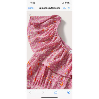 Váy đi biển mango chuẩn auth sale