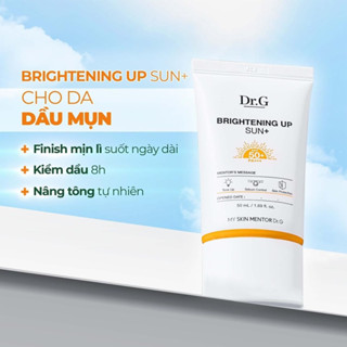  Date 2 2026 Kem Chống Nắng Sáng Da Nâng Tông Tự Nhiên Kiểm Soát Dầu Dr G Brightening Up Sun+ SPF50+ PA+++ 50ml 