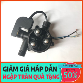 Đầu nén máy rửa xe loại 3 ốc kèm kích thước như hình
