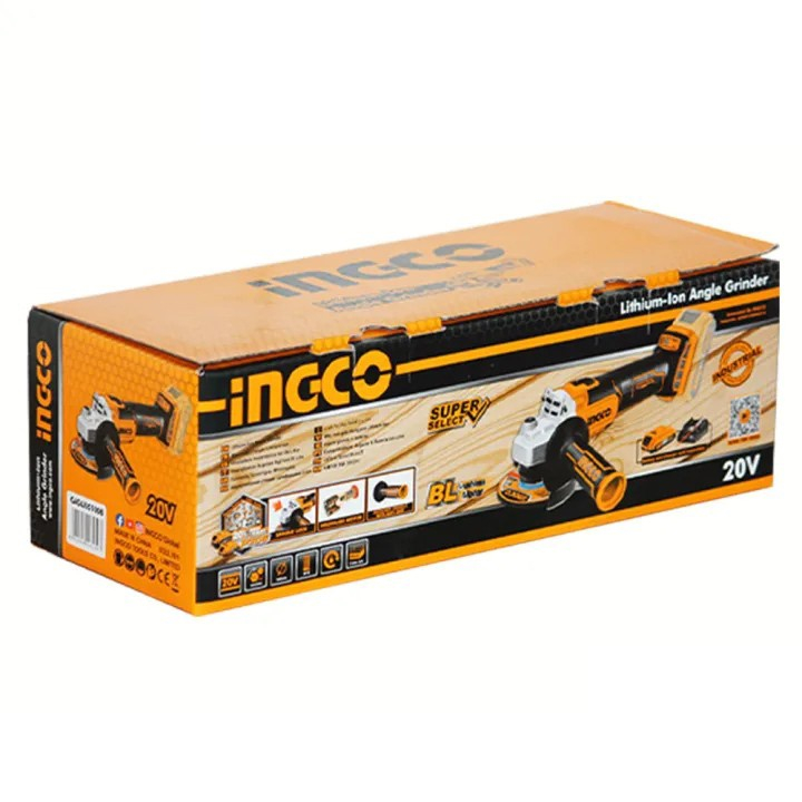 Máy mài góc ,máy cắt dùng pin Lithium-ion 20V INGCO CAGLI201008 hàng chính hãng