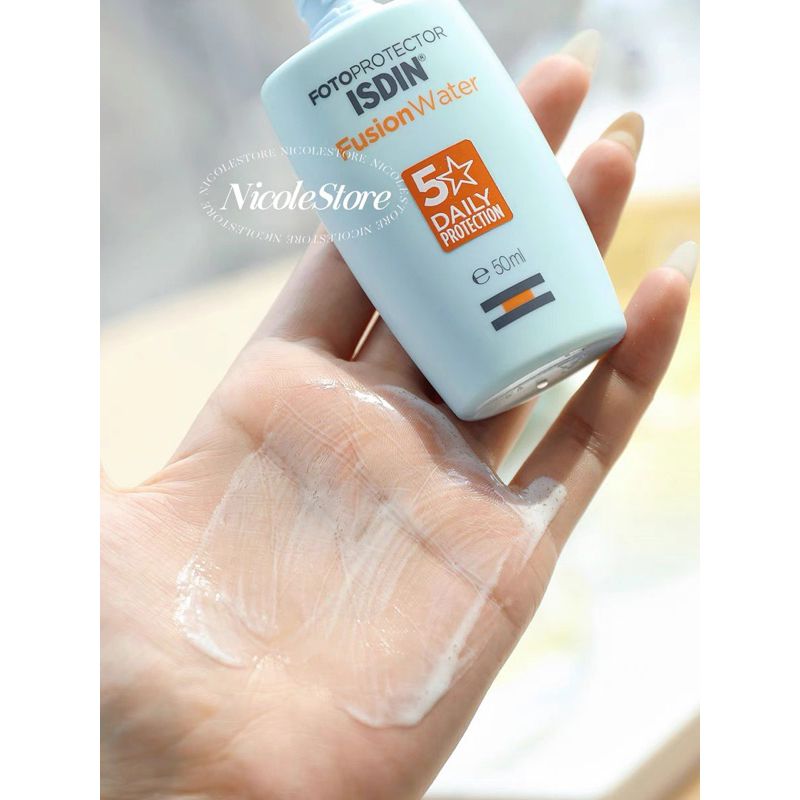 Kem chống nắng Isdin Fusion Water 50ml