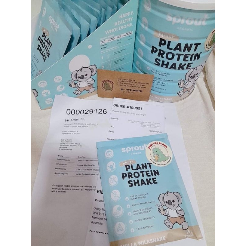 SŨA GẠO HỮU CƠ SPROUT CHO BÉ DỊ ỨNG VÀ BDN GÓI DÙNG THỬ 35G