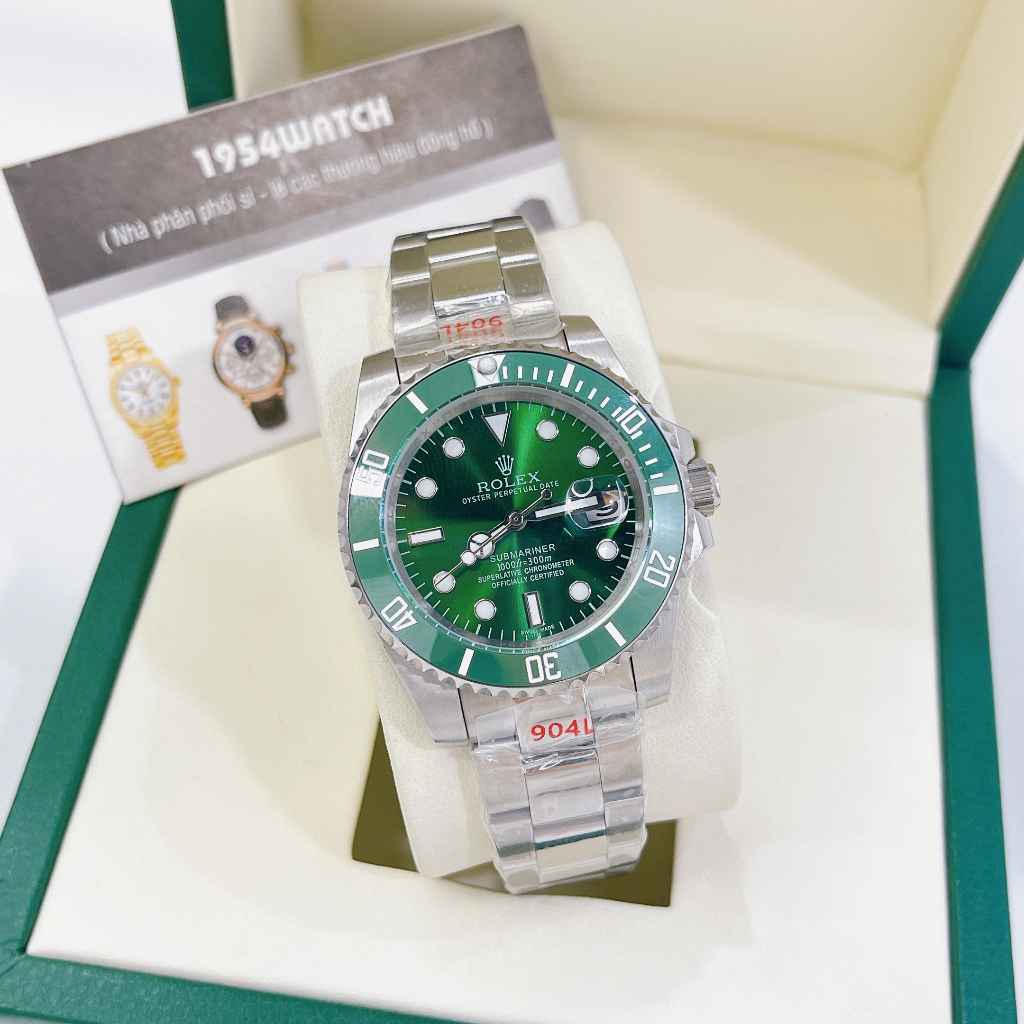 Đồng Hồ Nam Rolex - Size 42mm, Máy Cơ, Kính Sapphire Chống Trày,Thép 904 không gỉ, 3 Kim Bảo Hành Máy 12