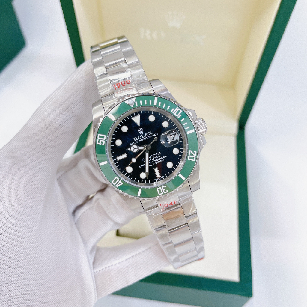 Đồng Hồ Nam Rolex - Size 42mm, Máy Cơ, Kính Sapphire Chống Trày,Thép 904 không gỉ, 3 Kim Bảo Hành Máy 12
