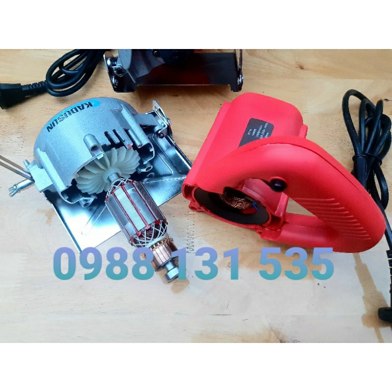 Máy cắt gạch cầm tay Kadusun | Công suất lớn 1500W | Máy cắt gạch cắt góc 45 độ | dùng lưỡi 100mm